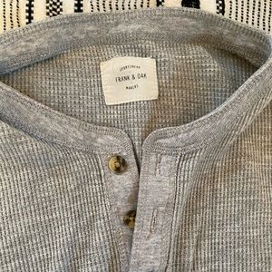 Waffle knit Frank + Oak shirt